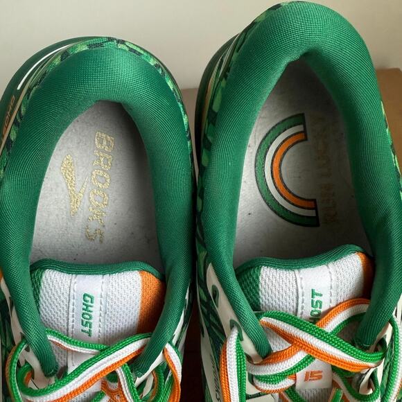 Limited Edition Brooks Ghost 15 ‘Run Lucky’ Women Running Sneakers- SZ 7.5 - Picture 10 of 11
